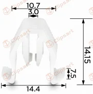 ������-�������� �������� ��������. �������: AS-1143 90467-10201 Clipsart AS1143 ����