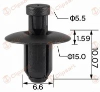 ������-�������� ��������� ������ � ������� ��� Hyundai. �������: AS-1153 86155-2h100 Clipsart AS1153 ����