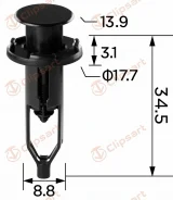 ������-��������. ������, �������. �������: AS-1178 52161-20010 Clipsart AS1178 ����