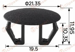 ������-�������� D=21,3mm, ������. �������: AS-1201 Clipsart AS1201 ����