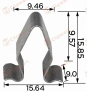 ������������� ����� ��� ������ ���������� ��� Audi, Seat, Skoda, Porsche. �������:H1221 4A0867276A Clipsart H1221 ����