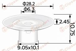 �����-�������� �������� ������. �������: AS-1229 90467-06188 Clipsart AS1229 ����