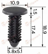 ������-��������. �������: AS-1233 6505417AA Clipsart AS1233 ����