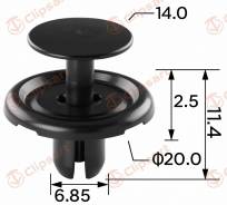 ������ �������� �/������� D=6,9. �������: AS-1359 90467-07214 Clipsart AS1359 ����