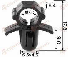 ������-�������� ������ D=7,0mm. �������: AS-1400 B115207153 Clipsart AS1400 ����