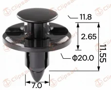 ������ ��������� ��������� ������� d=7,0 Subaru 90914-0051. �������: AS-1419 Clipsart AS1419 ����