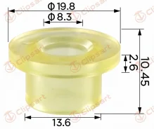 ������ ������ Clear D-19,6/13,4-10,5mm. �������: AS-1404 Clipsart AS1404 ����