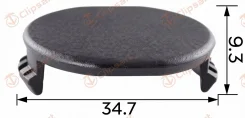 �������� �����. ������ ��-�� 33,3x31,6mm. �������: AS-1435 06A103937 Clipsart AS1435 ����
