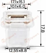 ������-�������� 12,6x8,8mm/10,1x6,0mm. �������: AS-1434 51417001629 Clipsart AS1434 ����