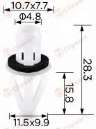 ������-�������� ��������� ������� �������. �������: AS-1439 85099-AU000 Clipsart AS1439 ����