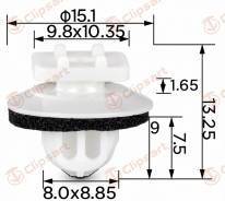 ������ �������� ������� ���� ������ ����� 90467-08225. �������: AS-1598 Clipsart AS1598 ����