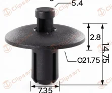 ������-�������� �������� �������, ����� � ������ ��� Audi. �������: AS-1611 4D0-807-300 Clipsart AS1611 ����