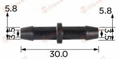 ����������� ������ ������� i-��������� ��� ����� d=5,5mm. �������: AS-1751 Clipsart AS1751 ����