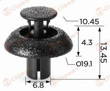 ������-�������� 6.8MM ��������. �������: AS-1851 90467-07217 Clipsart AS1851 ����