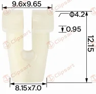 ������ 8,2x7,0 �/������� D4,2mm �����. �������: AS-3026 90230846 Clipsart AS3026 ����