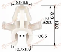 ������-�������� ����� ������ D=6,5mm. �������: AS-3032 Clipsart AS3032 ����