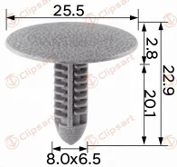 ������ ������-�������� ������� ������, ����� 7.8MM Ford: N802734-S. �������: AS-3283 Clipsart AS3283 ����