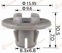 ������ �������� ������ ����� ��� Subaru 91486-FL020 �����. �������: AS-3547 Clipsart AS3547 ����