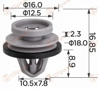������ ��� �������� ������� ����� Land Rover LR112137. �������: AS-3896 Clipsart AS3896 ����