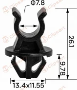 ������ ����� ������ Honda 90672SNAA01. �������: AS-3956 Clipsart AS3956 ����