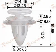 ������ ������� ����� GW Hover, H3, H5, Wingle Greatwall 6102013-K00. �������: AS-4001 Clipsart AS4001 ����