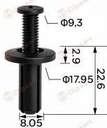 ������ ������� ������� GW Hover, H3, H5 Greatwall 2804303-K00. �������: AS-4009 Clipsart AS4009 ����
