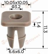 ������� ��� ������� � ��������������� ���� ��������� 4,2x9,5. �������: AS4134 Clipsart AS4134 ����