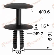 �������� �������� ��� ������������ ������ VW 4B0863907A01C. �������: AS-4131 Clipsart AS4131 ����