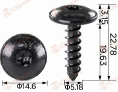 ������� m4.8x20/15mm torx t25 ������ �������:H2094 N90892001 Clipsart H2094 ����