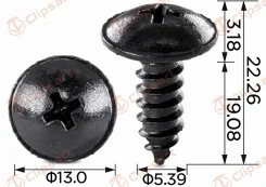 ������� m5.4x16,8 �/����a 12,5 + ��� �������:H2168 01451-00841 Clipsart H2168 ����