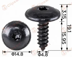 �������� Torx � ����������� �������� ��� VW N90648704 �������:H2252 Clipsart H2252 ����