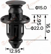 ������ ��������� ������ ��� Toyota/Lexus: ��� 51453-48010(5145348010) RX II (XU30), Highlander II (XU40) Clipsart TF4 ����