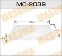 ������ �������� MC-2039 ��� Nissan ������������� Masuma ����� 27891-1FA0A 27891-1FC0A AY684-NS017 AY685-NS017 B7891-1FE0A AC-210 AC2511 ST-AY684-NS017...
