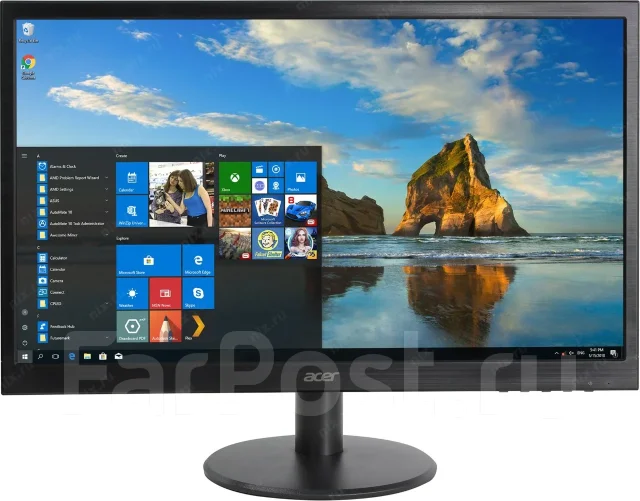 Acer. 22", ���������� �� (LCD, LED, QLED) ����