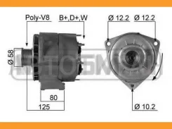 ��������� 14V 110A Hyundai Solaris 2014-/ KIA Rio UB 2014- 2609780, 0986CR6260, DRA0921, 285978, 210308A, 210308HQ, 210308B, CAL32160, CAL32160RS, CAL...