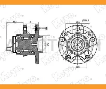 ��������� ���� �����/���� Toyota MARK X/Lexus GS300 05- 3DACF027F8BS ����