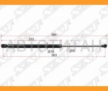 ����������� ������ ��������� Kia Sportage 06-10 (������=�����), �����/������ ST817701F010 ����