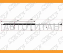 ����������� ������ ��������� Mercedes-Benz M-Class 11-15 (������=�����), �����/������ STA1669801964 ����