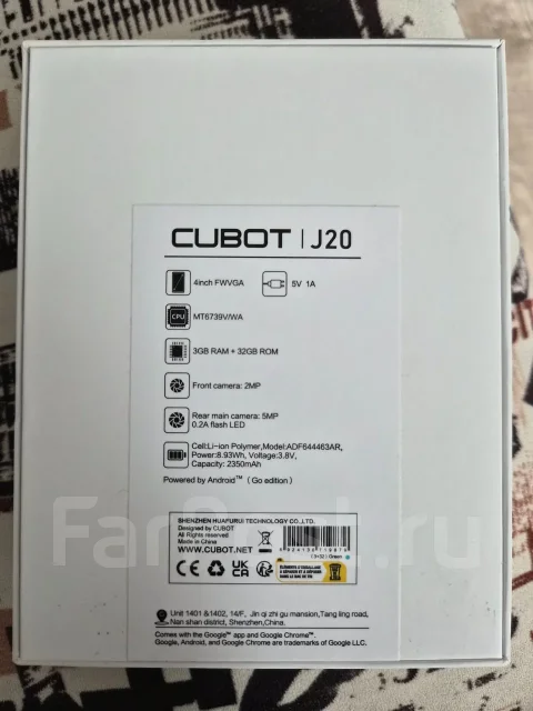 Cubot J20. �/�, 32 ��, ���������, 3G, 4G LTE, Dual-SIM ����