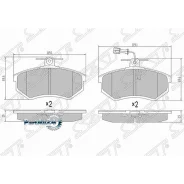 ������� ��������� (�������) Audi A4 00-06 / Volkswagen Golf 87-99 SAT ST-T11-3501080, �������� STT113501080 ����