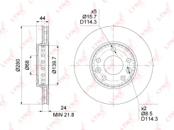 ���� ��������� �������� (280x24) BN-1415 Lynxauto bn1415 ����