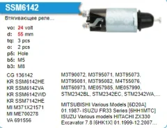 ����������� ���� �������� Mitsubishi Various Models [6D20A], Hitachi ZX330 Excavator 7.8 [6HK1X], 24V SSM7142HE SSM7142HE ����