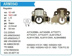��������� ���������� Mitsubishi 4M40, Pajero 2.8, Canter 2.8 ARM3543PE ARM3543PE ����
