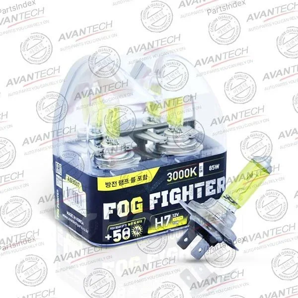 ����� ������������������� Avantech H7 12V 55W (85W) 3000K, �������� 2 �� AB3007 ����
