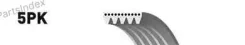 ������ ������������ XF 58352 Gates 5PK838 5PK838 ����