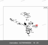 ������ ��������� Mercedes BENZ A2700940004 A2700940004 ����