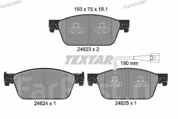 ������� �������� Textar 2462301 2462301 ����