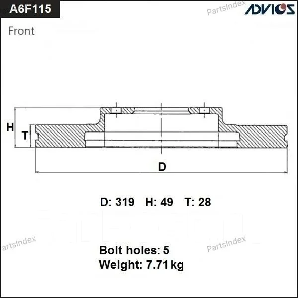 ���� ��������� ���. Advics A6F115B ����