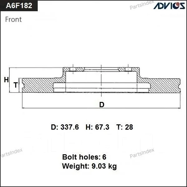 ���� ��������� ���. Advics A6F182B ����