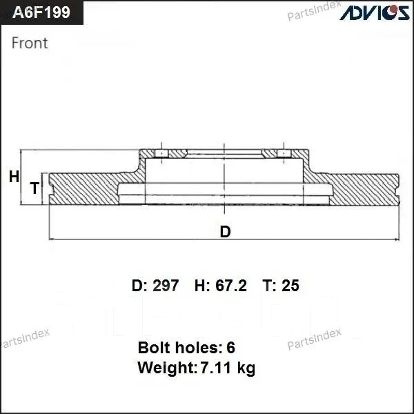 ���� ��������� ���. Advics A6F199B ����